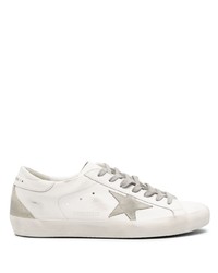 Baskets basses en daim blanches Golden Goose