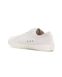 Baskets basses en daim blanches YMC