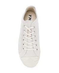 Baskets basses en daim blanches YMC