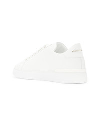 Baskets basses en daim blanches Philipp Plein