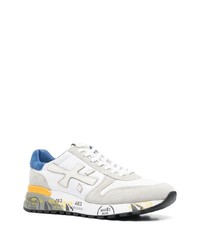 Baskets basses en daim blanches Premiata