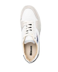 Baskets basses en daim blanches Blauer