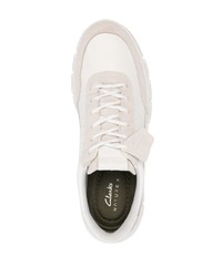 Baskets basses en daim blanches Clarks Originals