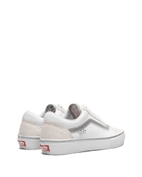 Baskets basses en daim blanches Vans