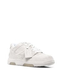 Baskets basses en daim blanches Off-White