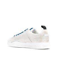 Baskets basses en daim blanches Diesel