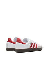 Baskets basses en daim blanches adidas