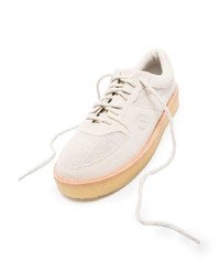 Baskets basses en daim blanches Clarks Originals