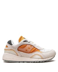 Baskets basses en daim blanches Saucony