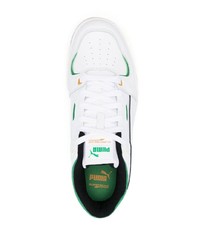 Baskets basses en daim blanches Puma