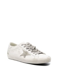 Baskets basses en daim blanches Golden Goose