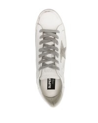 Baskets basses en daim blanches Golden Goose