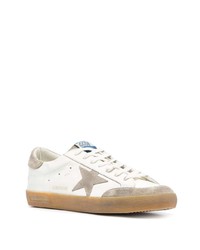 Baskets basses en daim blanches Golden Goose