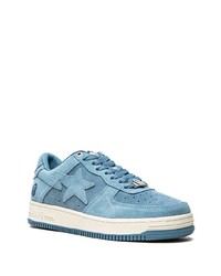 Baskets basses en daim bleu clair A Bathing Ape