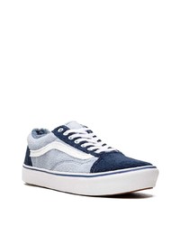 Baskets basses en daim bleu clair Vans