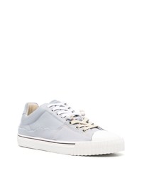 Baskets basses en daim bleu clair Maison Margiela