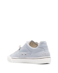 Baskets basses en daim bleu clair Maison Margiela