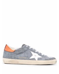 Baskets basses en daim bleu clair Golden Goose