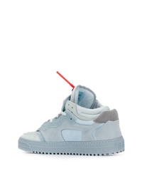 Baskets basses en daim bleu clair Off-White