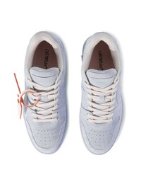 Baskets basses en daim bleu clair Off-White