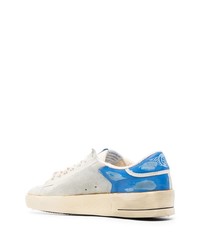 Baskets basses en daim bleu clair Golden Goose