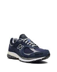 Baskets basses en daim bleu marine New Balance