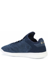 Baskets basses en daim bleu marine adidas