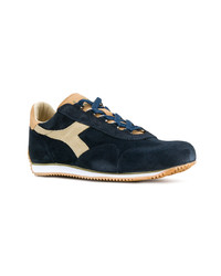 Baskets basses en daim bleu marine Diadora