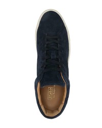 Baskets basses en daim bleu marine Polo Ralph Lauren