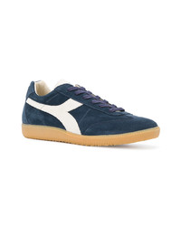 Baskets basses en daim bleu marine Diadora