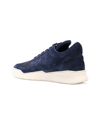 Baskets basses en daim bleu marine Filling Pieces