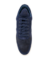 Baskets basses en daim bleu marine Filling Pieces