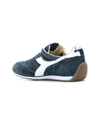 Baskets basses en daim bleu marine Diadora