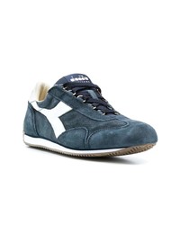 Baskets basses en daim bleu marine Diadora