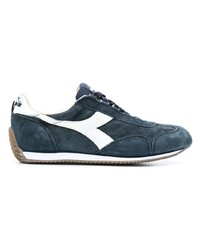 Baskets basses en daim bleu marine Diadora