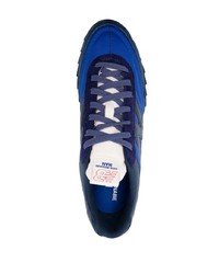 Baskets basses en daim bleu marine Junya Watanabe MAN