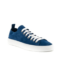 Baskets basses en daim bleu marine DSQUARED2