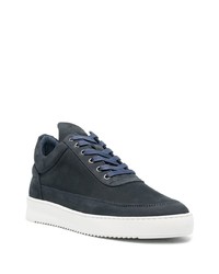 Baskets basses en daim bleu marine Filling Pieces