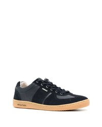 Baskets basses en daim bleu marine PS Paul Smith