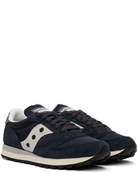 Baskets basses en daim bleu marine Saucony