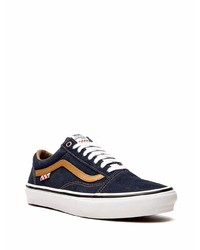 Baskets basses en daim bleu marine Vans