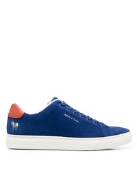 Baskets basses en daim bleu marine PS Paul Smith