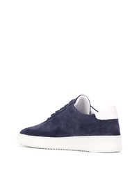 Baskets basses en daim bleu marine Filling Pieces