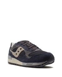 Baskets basses en daim bleu marine Saucony