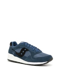 Baskets basses en daim bleu marine Saucony