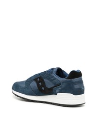 Baskets basses en daim bleu marine Saucony