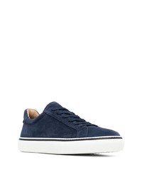 Baskets basses en daim bleu marine Tod's