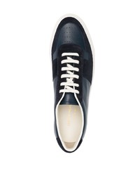 Baskets basses en daim bleu marine Common Projects