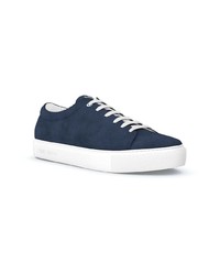 Baskets basses en daim bleu marine Swear