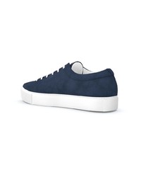 Baskets basses en daim bleu marine Swear